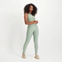 Steve Madden Magasin 25 Maximize Scrunched Leggings GREEN