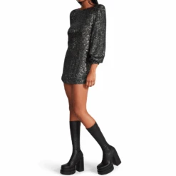 Delorean Mini Dress BLACK 9 Delorean Mini Dress BLACK -Steve Madden Magasin MicrosoftTeams image 41