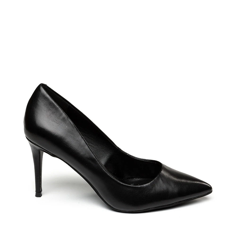 Steve Madden Lillie Pump BLACK LEATHER 3 Steve Madden Lillie Pump BLACK LEATHER