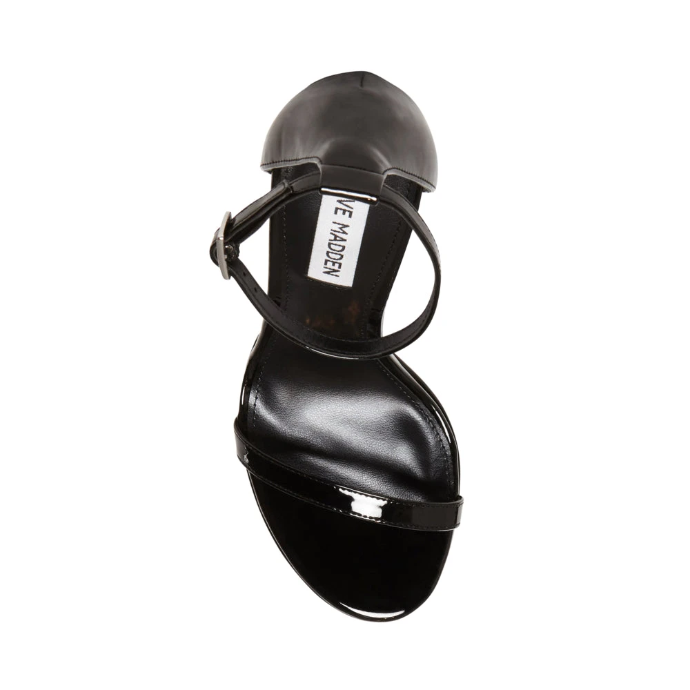 Steve Madden Milano Sandal BLACK PATENT 8 Steve Madden Milano Sandal BLACK PATENT – Image 6
