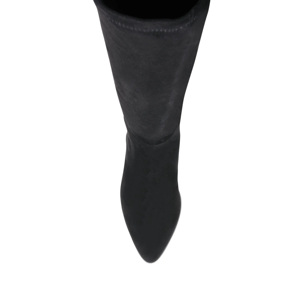 Steve Madden Jacey Boot BLACK MICRO 8 Steve Madden Jacey Boot BLACK MICRO – Image 6