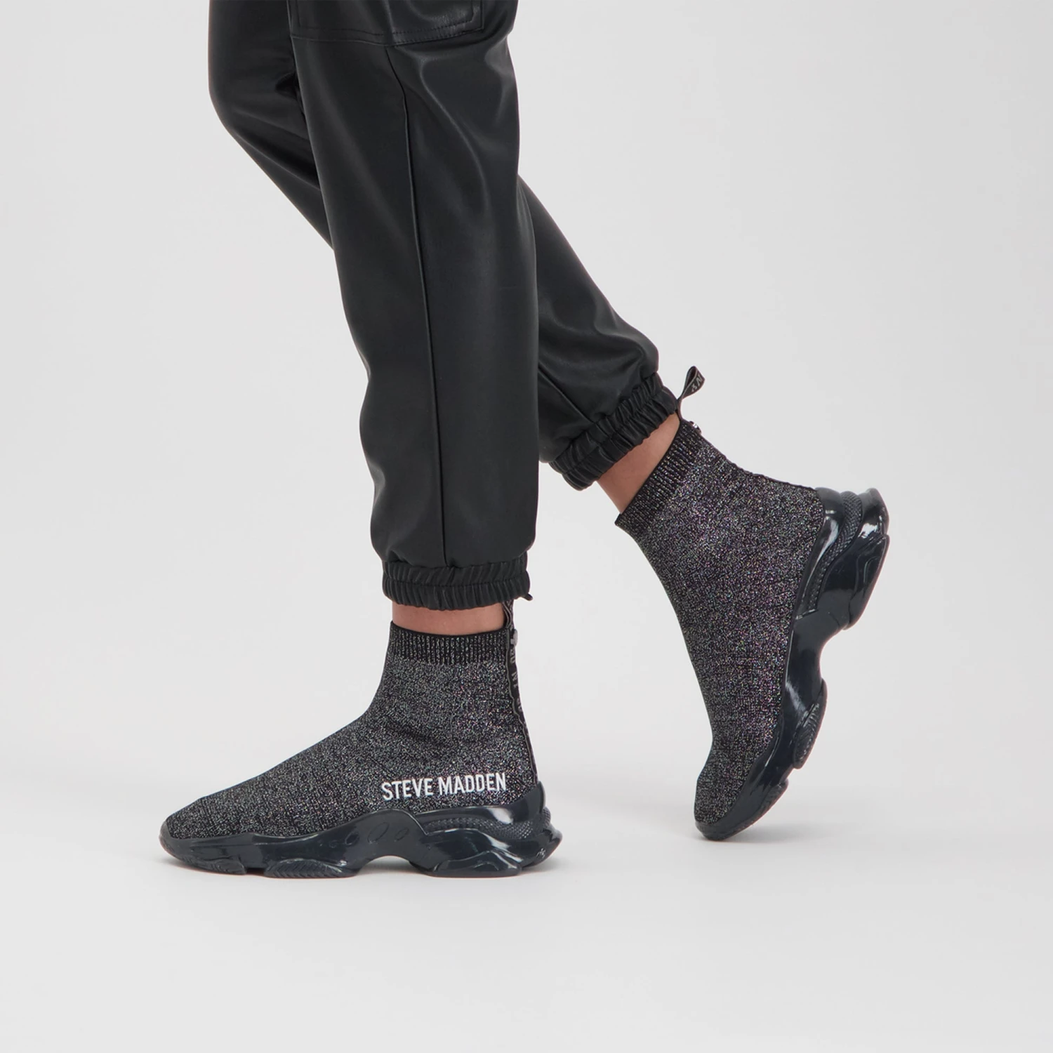 Steve Madden Master Sneaker BLACK PEWTER 4 Steve Madden Master Sneaker BLACK PEWTER – Image 2