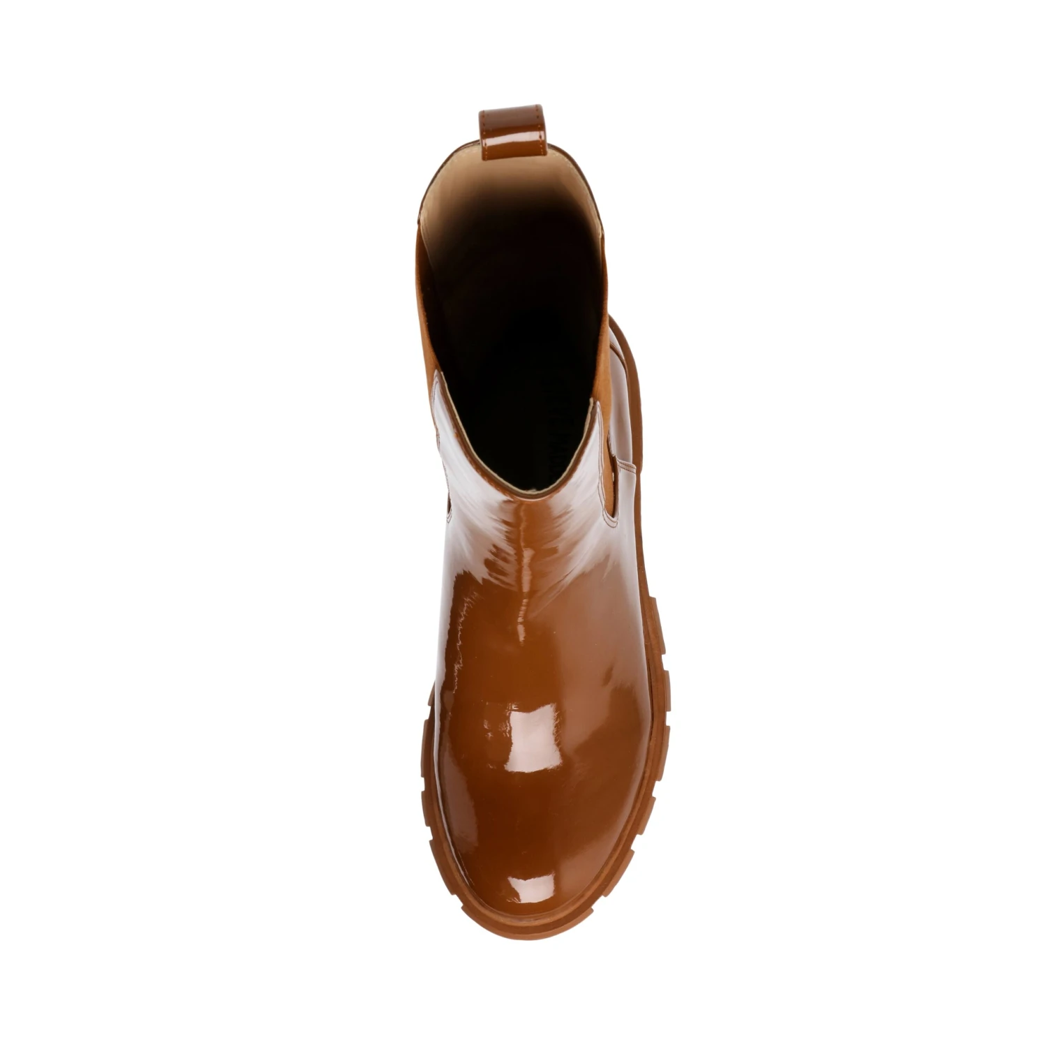 Steve Madden Aq-Hype Boot COGNAC PATENT 8 Steve Madden Aq-Hype Boot COGNAC PATENT – Image 6