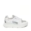 Steve Madden Poppy Sneaker SILVER/WHITE 1 Steve Madden Poppy Sneaker SILVER/WHITE -Steve Madden Magasin SM11001665 03008 04D 01