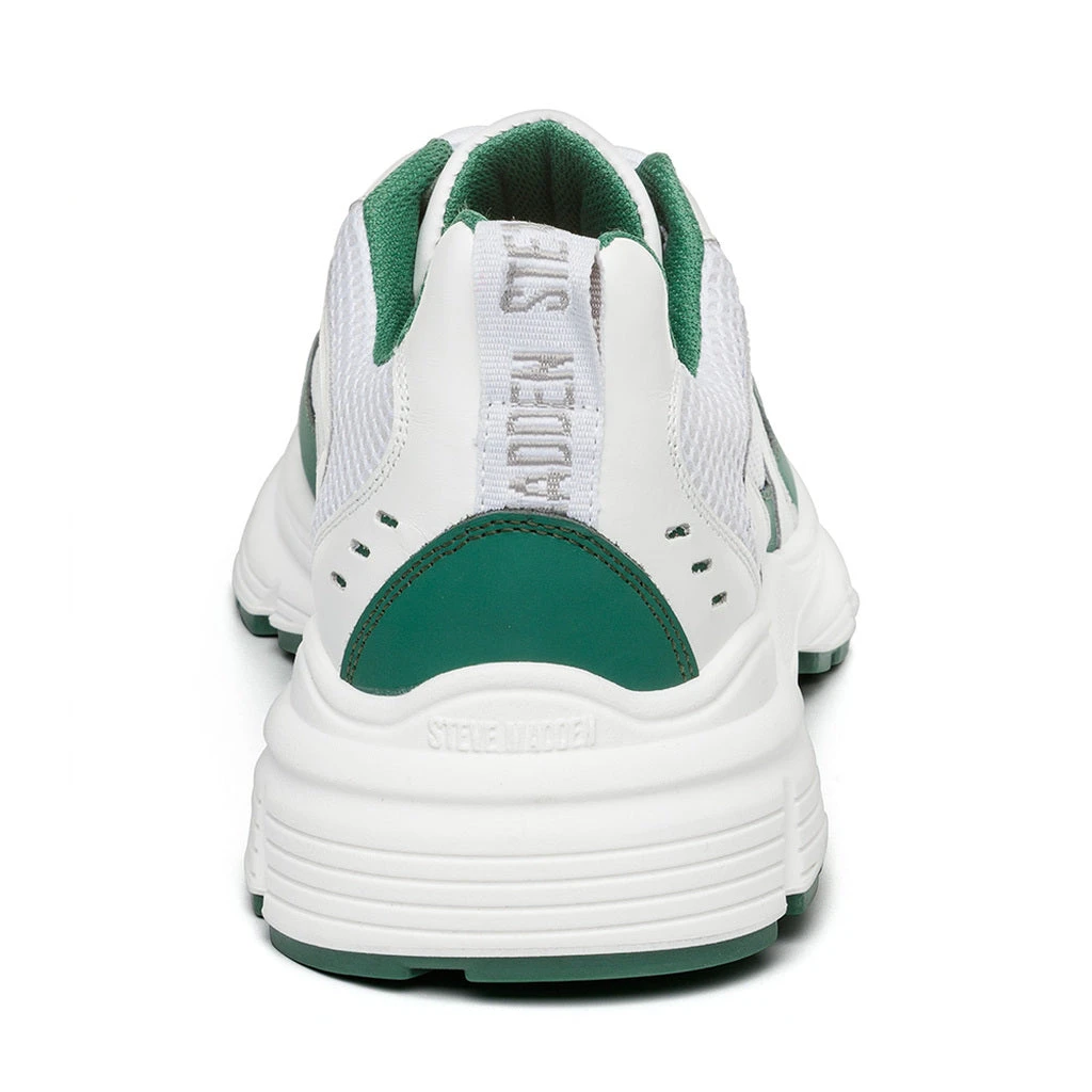 Steve Madden Plaja Sneaker WHITE/GREEN 6 Steve Madden Plaja Sneaker WHITE/GREEN – Image 4