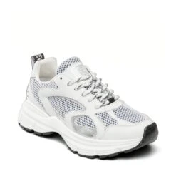 Steve Madden Plaja Sneaker WHITE/ SILVER -Steve Madden Magasin SM11001908 03007 WHS 02