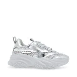 Steve Madden Possession Sneaker SILVER