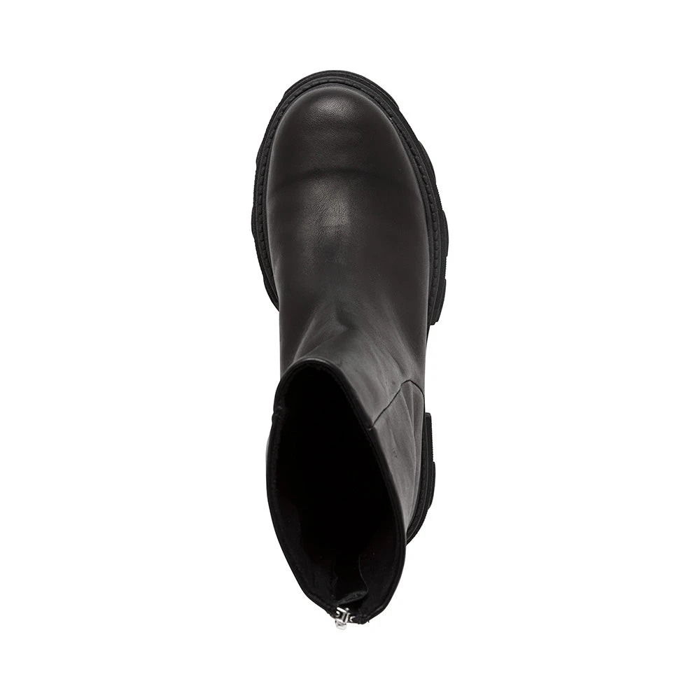 Steve Madden Maryann Bootie BLACK LEATHER 7 Steve Madden Maryann Bootie BLACK LEATHER – Image 5