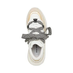 Steve Madden Maisie Sneaker WHITE/GOLD -Steve Madden Magasin SM11002095 03005 WHG 05