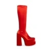Steve Madden Cypress Boot RED SATIN