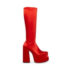 Steve Madden Cypress Boot RED SATIN