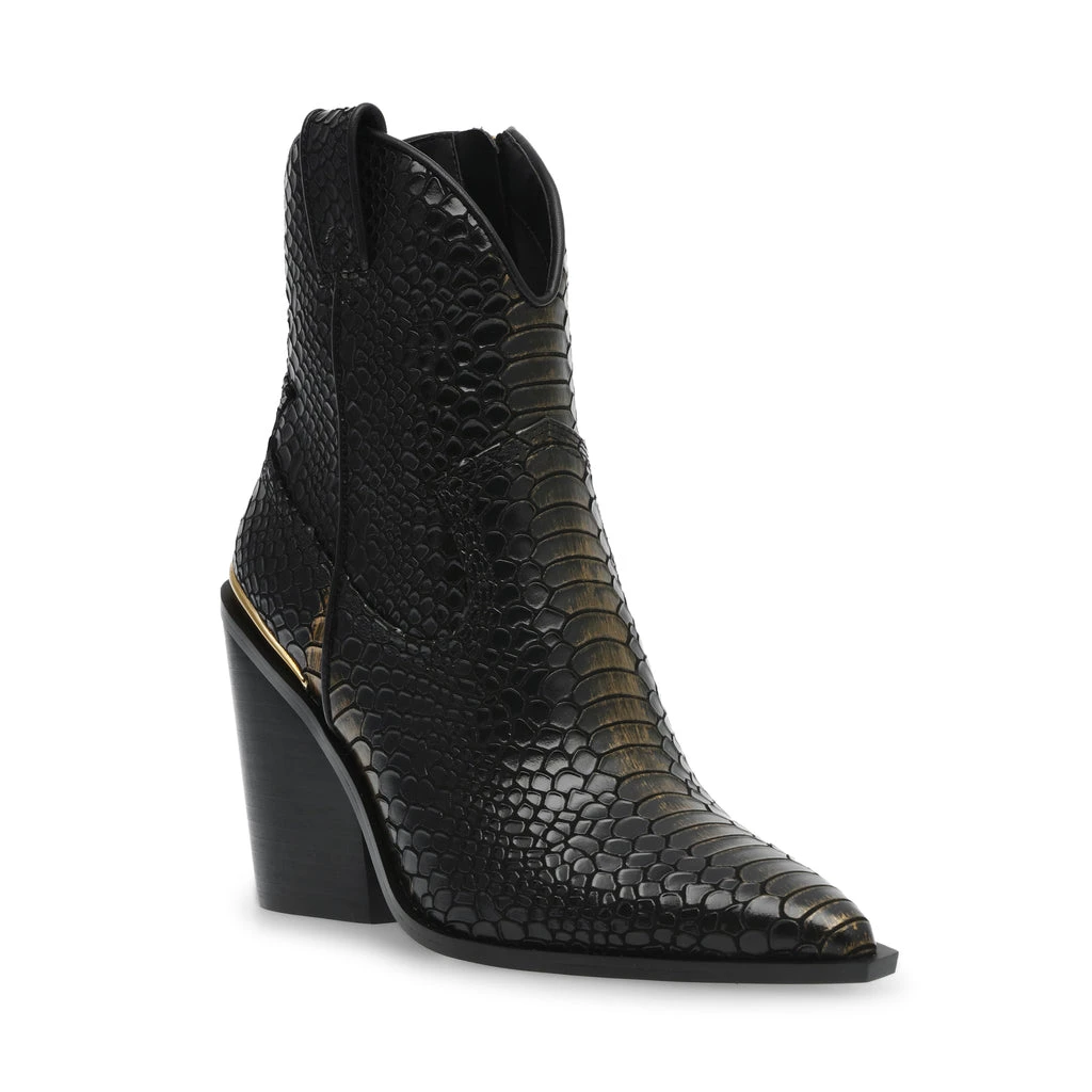 Steve Madden Torrey Bootie BLK/BRONZE 4 Steve Madden Torrey Bootie BLK/BRONZE – Image 2