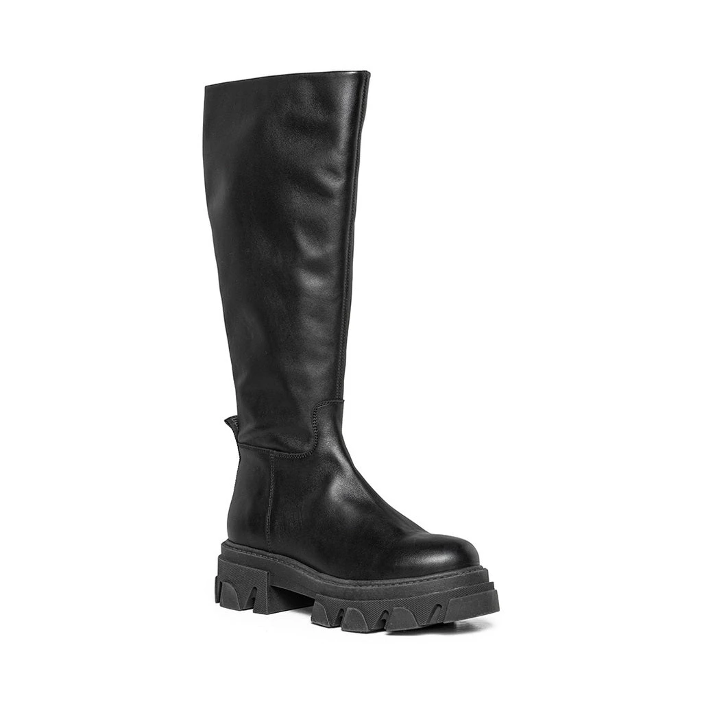 Steve Madden Mana Boot BLACK LEATHER 4 Steve Madden Mana Boot BLACK LEATHER – Image 2