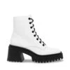 Steve Madden Freeport Bootie WHITE LEATHER