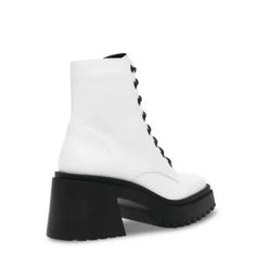 Steve Madden Freeport Bootie WHITE LEATHER -Steve Madden Magasin SM11002150 03001 107 03