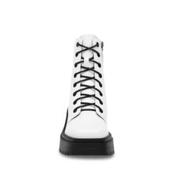 Steve Madden Freeport Bootie WHITE LEATHER -Steve Madden Magasin SM11002150 03001 107 04