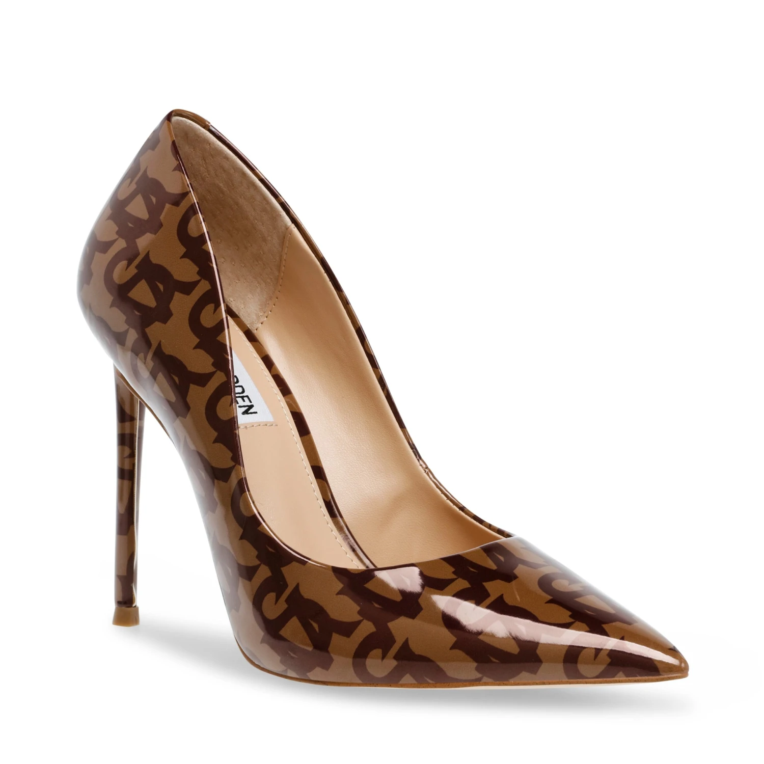 Steve Madden Vala-SM Pump BROWN/TAN 4 Steve Madden Vala-SM Pump BROWN/TAN – Image 2