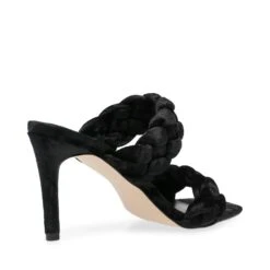 Steve Madden TLC Sandal BLACK VELVET -Steve Madden Magasin SM11002201 04002 099 03