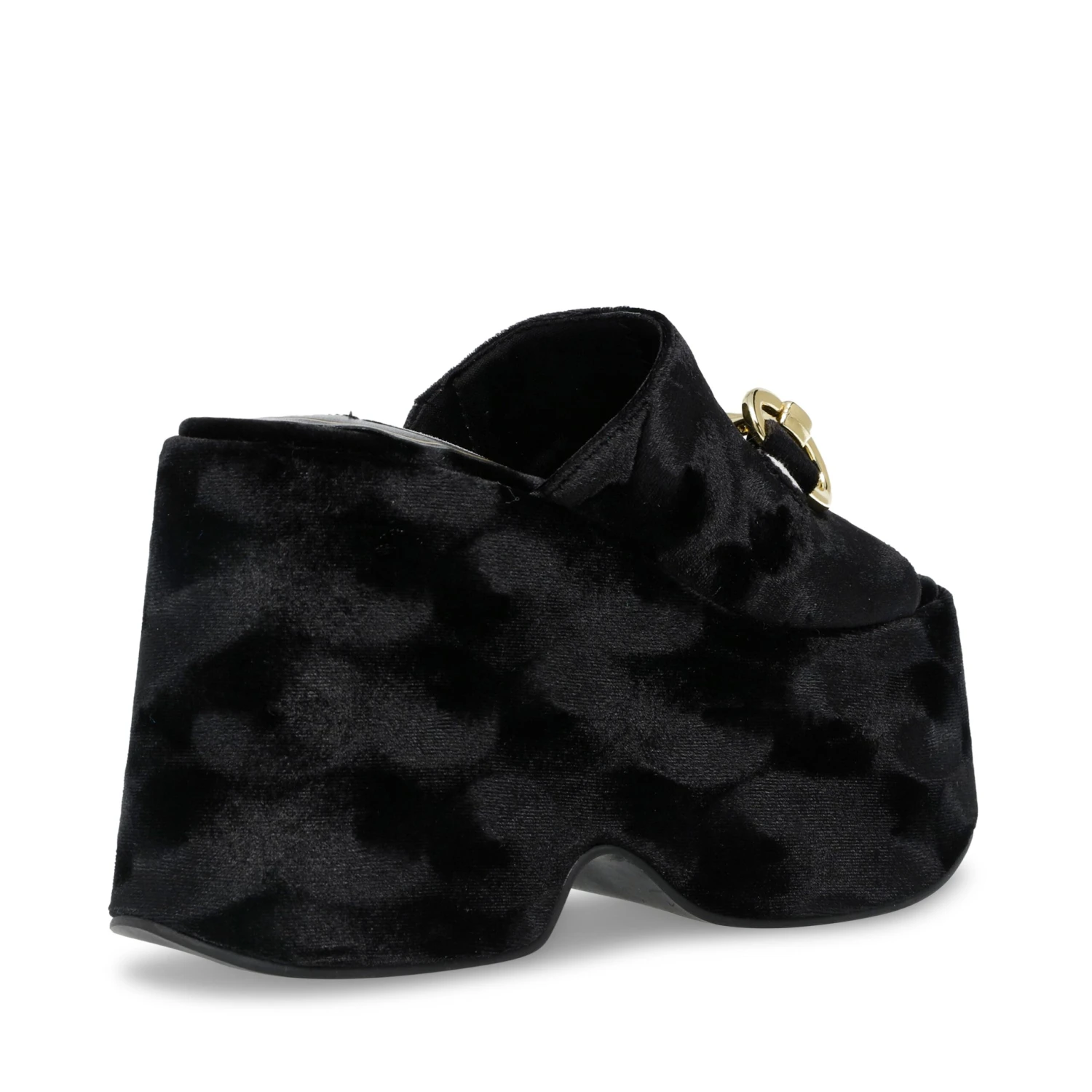 Steve Madden Inflate Sandal BLACK VELVET 9 Steve Madden Inflate Sandal BLACK VELVET – Image 7