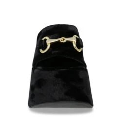 Steve Madden Inflate Sandal BLACK VELVET 11 Steve Madden Inflate Sandal BLACK VELVET -Steve Madden Magasin SM11002203 04002 099 04