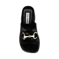 Steve Madden Inflate Sandal BLACK VELVET 13 Steve Madden Inflate Sandal BLACK VELVET -Steve Madden Magasin SM11002203 04002 099 06