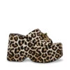 Steve Madden Inflate Sandal LEOPARD VELVET -Steve Madden Magasin SM11002203 04002 96E 01