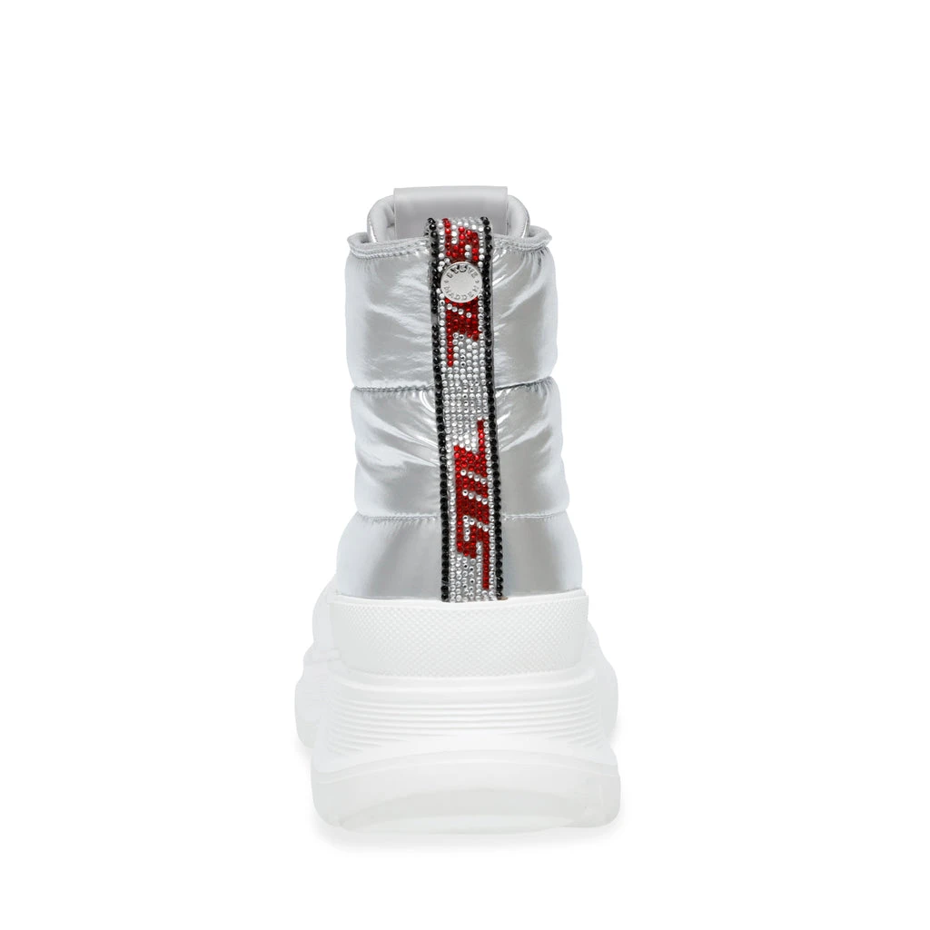 Steve Madden Caster Sneaker SILVER 6 Steve Madden Caster Sneaker SILVER – Image 4