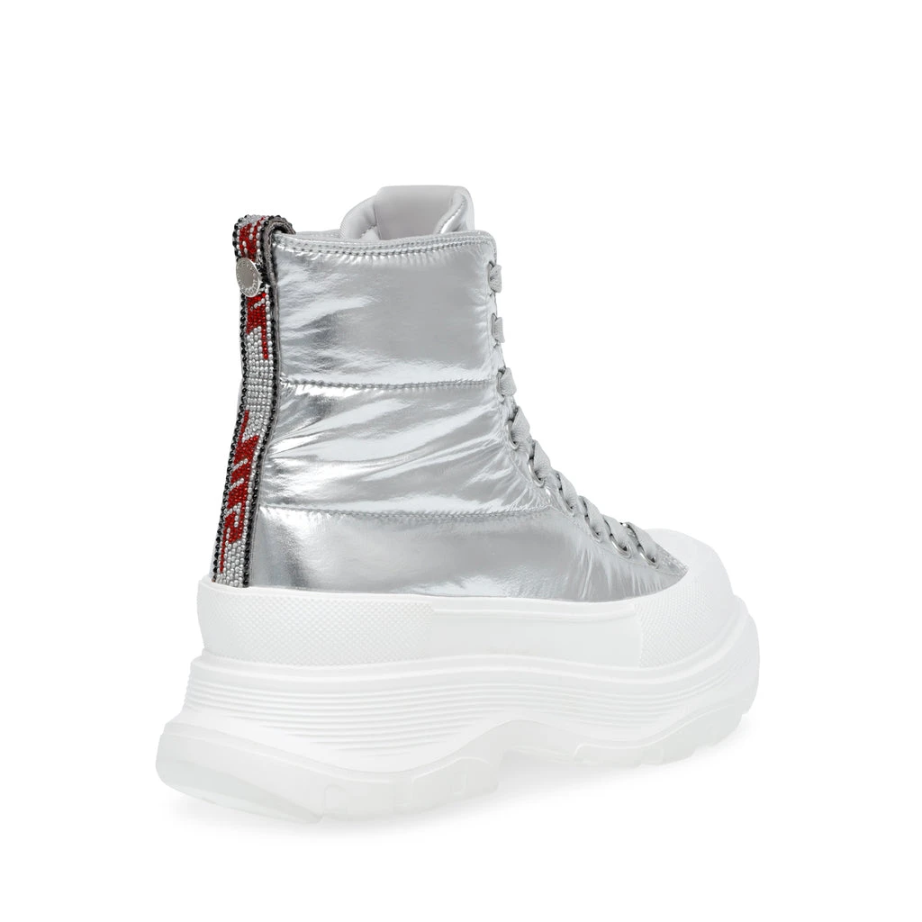 Steve Madden Caster Sneaker SILVER 9 Steve Madden Caster Sneaker SILVER – Image 7