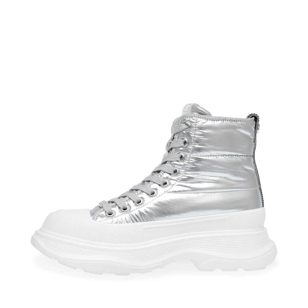 Steve Madden Caster Sneaker SILVER 10 Steve Madden Caster Sneaker SILVER – Image 8