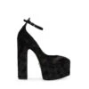 Steve Madden Skyrise Pump BLACK VELVET 2 Steve Madden Skyrise Pump BLACK VELVET -Steve Madden Magasin SM11002238 04002 099 01