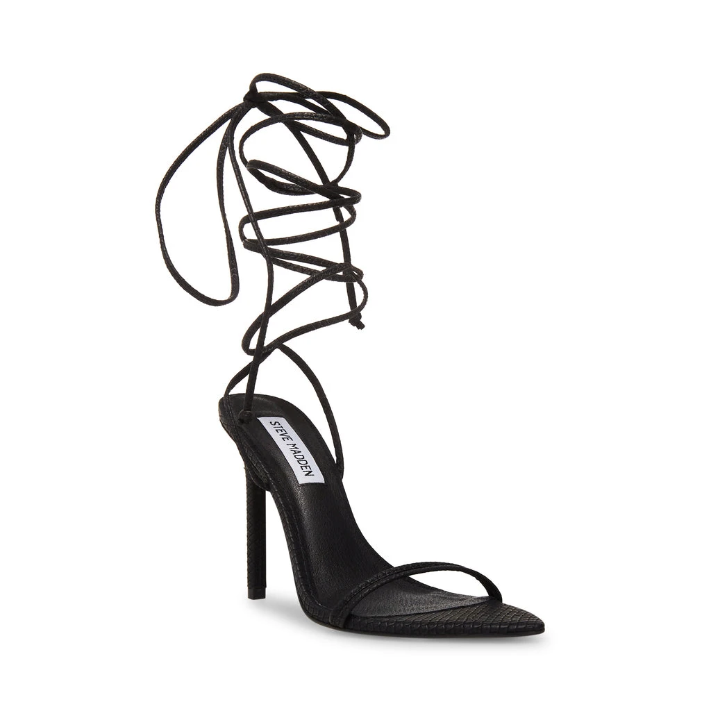 Steve Madden Premier Sandal BLACK 4 Steve Madden Premier Sandal BLACK – Image 2