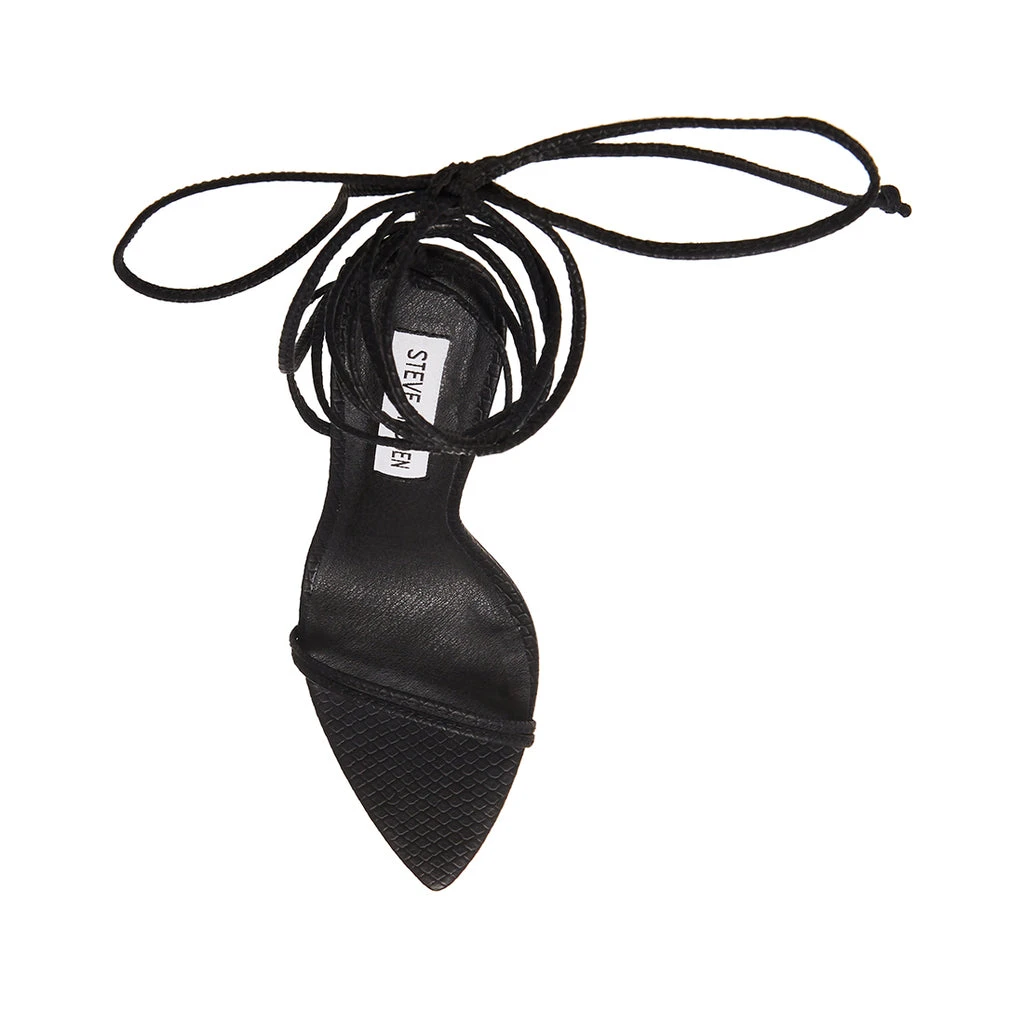 Steve Madden Premier Sandal BLACK 6 Steve Madden Premier Sandal BLACK – Image 4