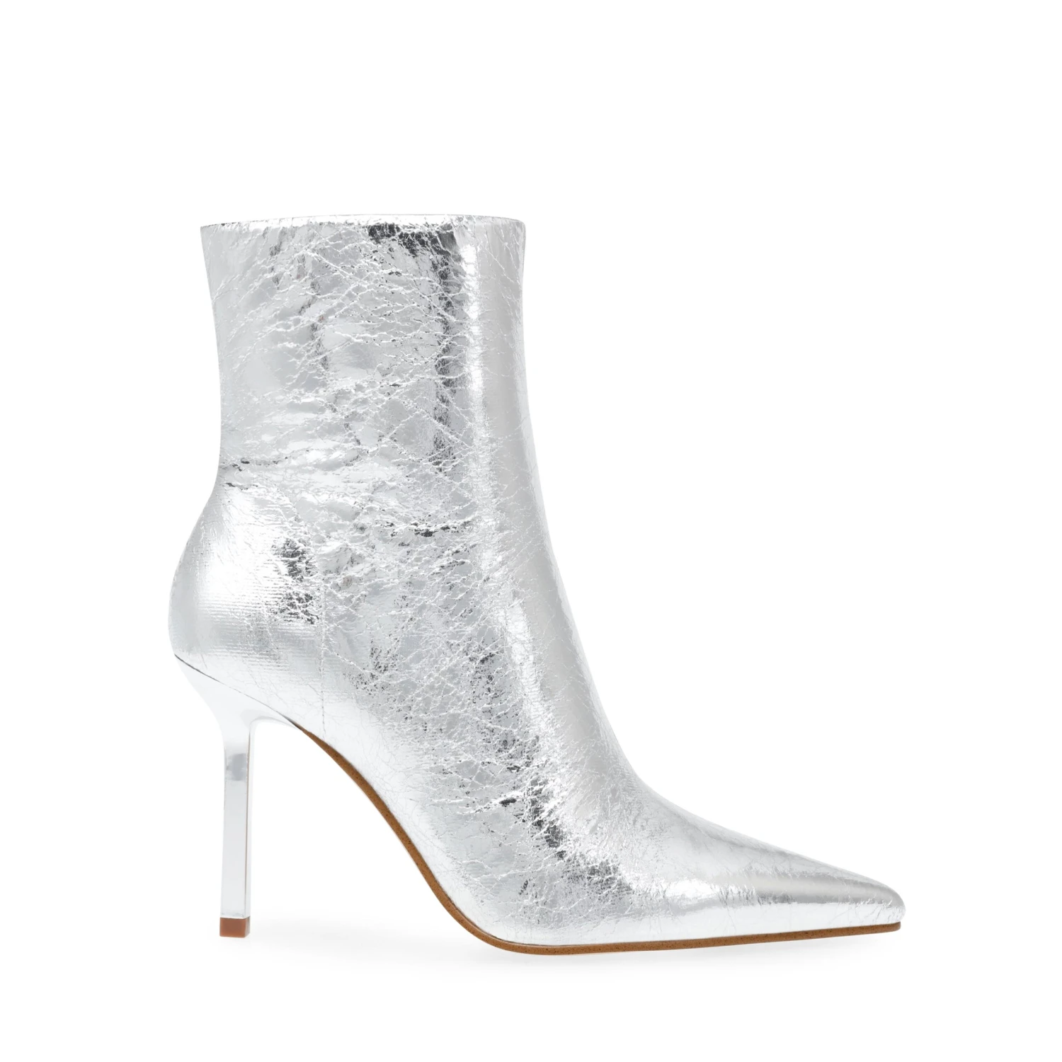 Steve Madden Iyanna Bootie SILVER 3 Steve Madden Iyanna Bootie SILVER