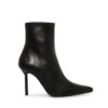 Steve Madden Iyanna Bootie BLACK LEATHER -Steve Madden Magasin SM11002278 03001 017 01