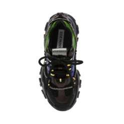 Steve Madden Miracles Sneaker BLACK/ PURPLE -Steve Madden Magasin SM11002303 04005 395 05