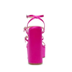 Steve Madden Elavator Sandal FUCHSIA SATIN -Steve Madden Magasin SM11002313 04003 66V 04