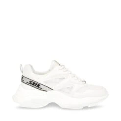 Steve Madden Medallist2 Sneaker WHITE/WHITE