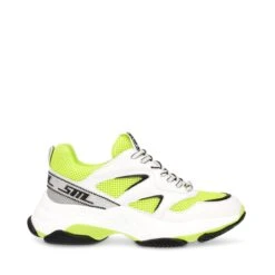 Steve Madden Medallist2 Sneaker WHITE/LIME