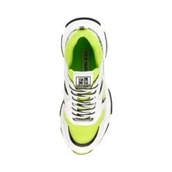 Steve Madden Medallist2 Sneaker WHITE/LIME -Steve Madden Magasin SM11002326 04005 18X 06