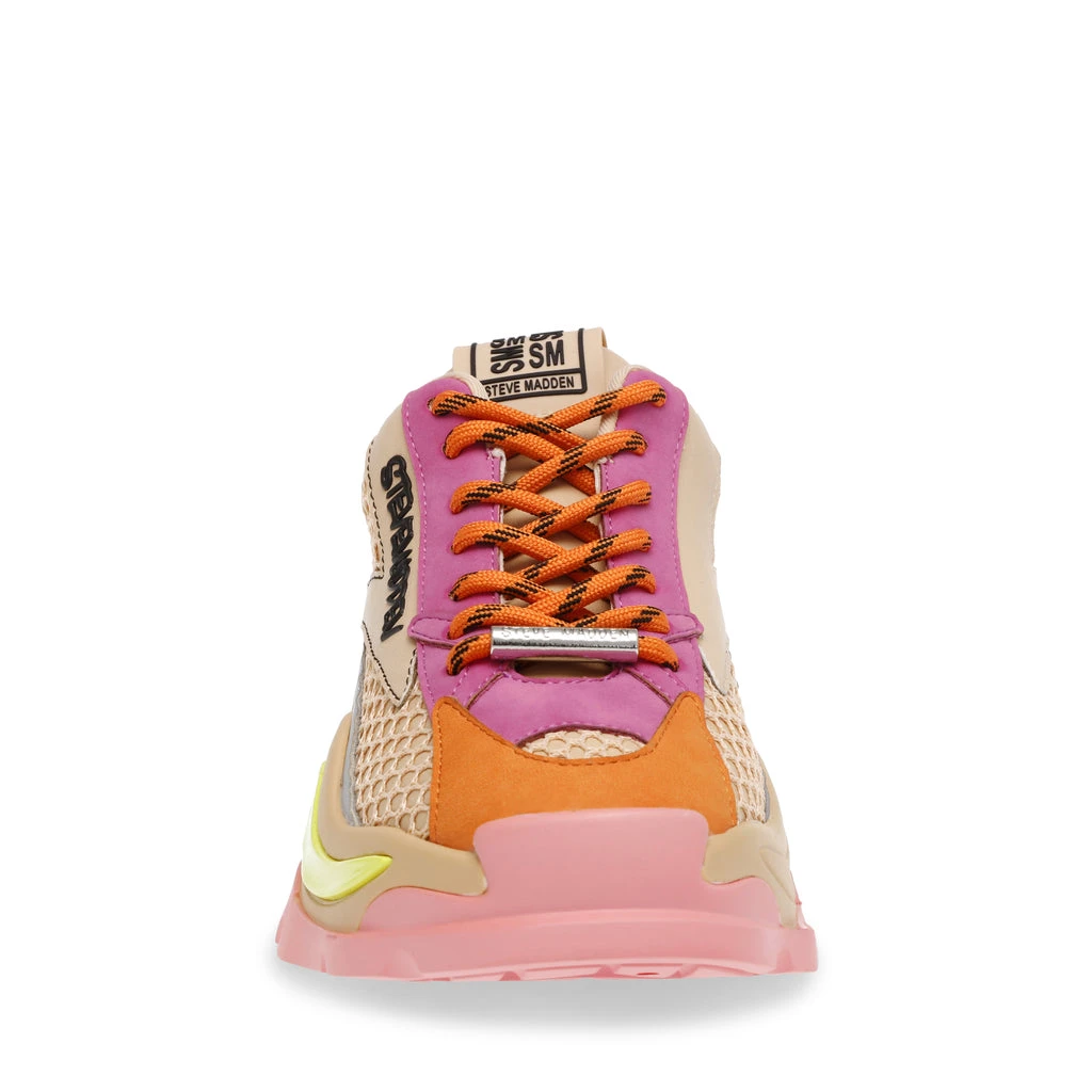 Steve Madden Zoomz Sneaker NAT/ORG 7 Steve Madden Zoomz Sneaker NAT/ORG – Image 5
