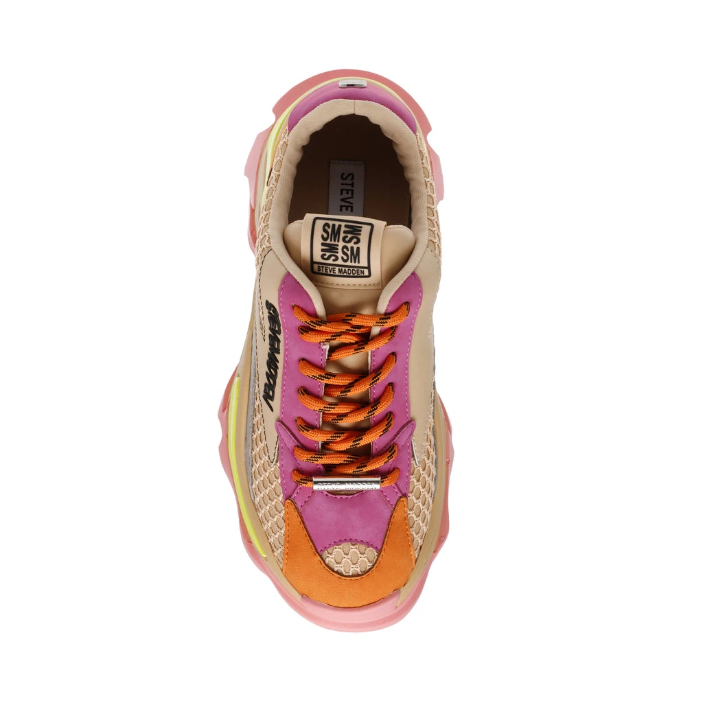 Steve Madden Zoomz Sneaker NAT/ORG 5 Steve Madden Zoomz Sneaker NAT/ORG – Image 3