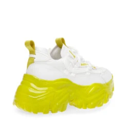 Steve Madden Recoupe Sneaker WHITE/LIME 15 Steve Madden Recoupe Sneaker WHITE/LIME -Steve Madden Magasin SM11002328 04005 18X 03