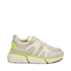 Steve Madden Mashup Sneaker BONE/YELLOW