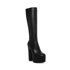 Steve Madden Shanti Boot BLACK LEATHER -Steve Madden Magasin SM11002354 03001 017 02