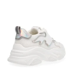 Steve Madden Primer Sneaker WHITE/SIL -Steve Madden Magasin SM11002356 04005 196 07