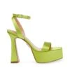 Steve Madden Discord Sandal LIME SATIN 2 Steve Madden Discord Sandal LIME SATIN -Steve Madden Magasin SM11002357 04003 33P 01