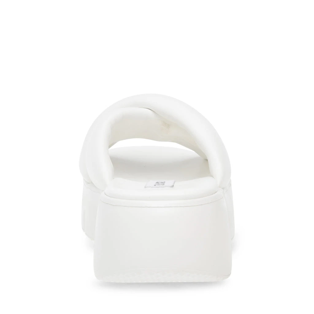 Steve Madden Broadcast Sandal WHITE 7 Steve Madden Broadcast Sandal WHITE – Image 5