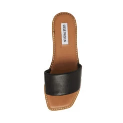 Steve Madden Sandra Sandal BLACK LEATHER 14 Steve Madden Sandra Sandal BLACK LEATHER -Steve Madden Magasin SM11002443 03001 017 06