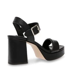 Steve Madden Freefall Sandal BLACK LEATHER -Steve Madden Magasin SM11002471 03001 017 03