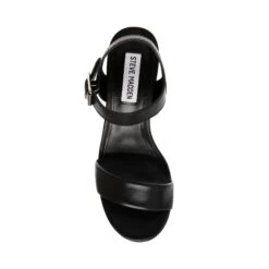 Steve Madden Freefall Sandal BLACK LEATHER -Steve Madden Magasin SM11002471 03001 017 06